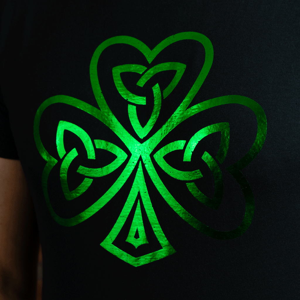 Foil Celtic Knot Shamrock