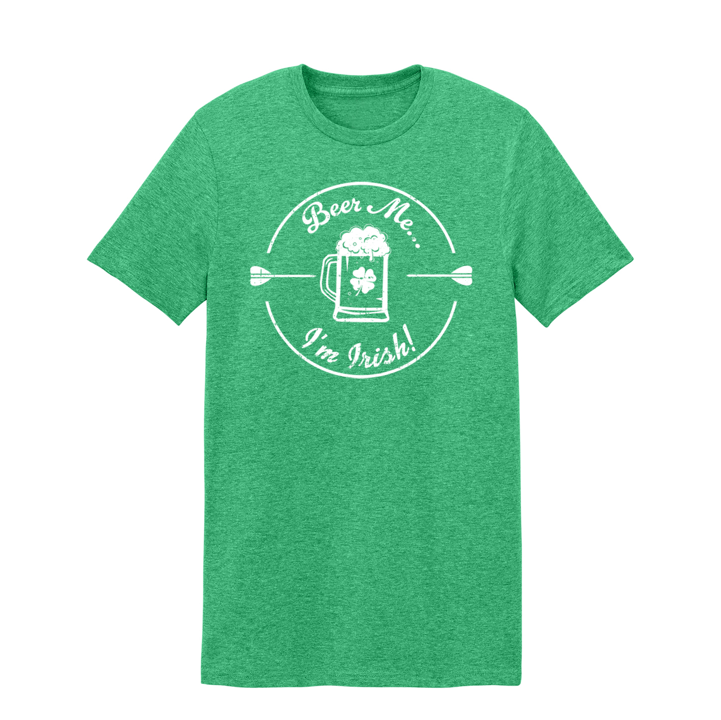 Saint Patrick's day Green funny "Beer Me, I'm Irish!" tee.